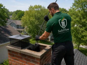 SafeFlow chimney sweep service SafeFlow chimney sweep service